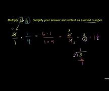 Image result for How to Multiply Mixed Numbers Khan Academy