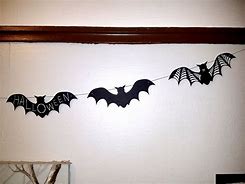 Image result for Halloween Bat Garland