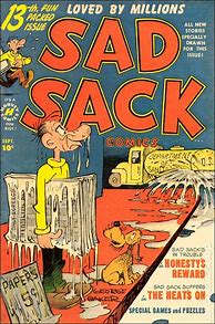 Image result for Sad Sack Comic Strip