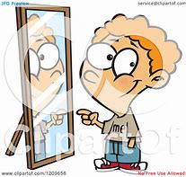 Image result for Cartoon Mirror Reflection