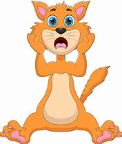 Image result for Cat Shocked Face Cartoon