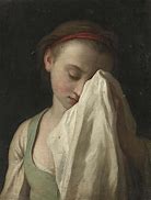 Image result for Crying Girl Painting