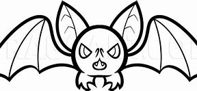 Image result for Easy Halloween Drawings Cartoon Bat