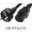 Image result for TV Standard Power Cable