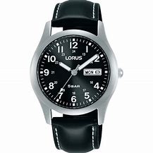 Image result for Lorus Black Watch