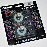 Image result for White Tape Black Ink 12Mm EZ Label Printer