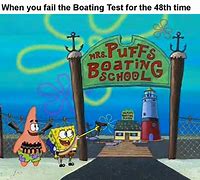 Image result for Gotta Test Spongebob Boat