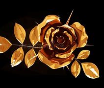 Image result for Black Backgroung with Golden Rose