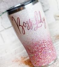 Image result for Lime Green and Hot Pink Glitter Tumbler