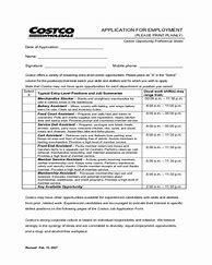 Image result for Costco Job Application Form