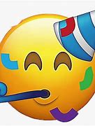Image result for Picture of Party Hat Emoji with a Black Background