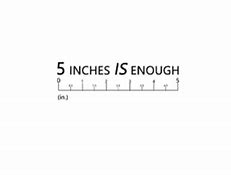 Image result for Is 5 Inches Enough