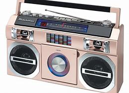 Image result for Boombox with Record Player