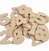 Image result for Wood Numbers for Crafts