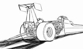Image result for Line Art Top Fuel Dragster
