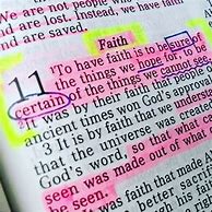 Image result for Highlighted Bible