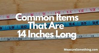 Image result for Objects That Are 14 Inches Long