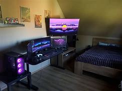 Image result for Gaming Setup in Bedroom