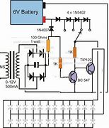 Image result for 110V Battery Backup LED Emergency Rechargeable Light Circuit