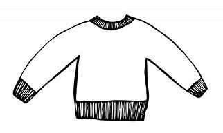 Image result for Black and White Clip Art Sweater Knit