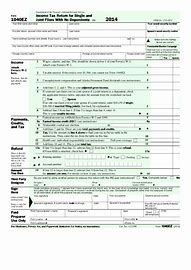 Image result for Income Tax Forms 1040Ez2023