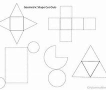 Image result for Geometric Shapes Cut Out Patterns