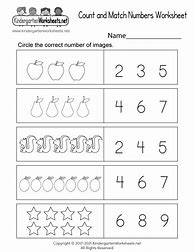 Image result for Toddler Math Sheets