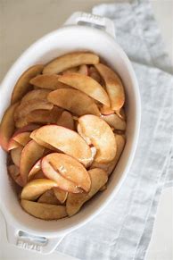 Image result for Small Batch of Sliced Baked Apples