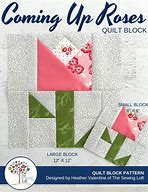 Image result for Rose Quilt Block Pattern