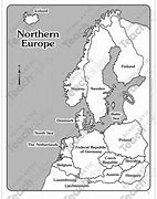 Image result for Map of Northern Europe