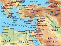 Image result for Mediterranean Map Printable