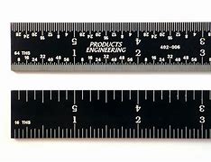Image result for 1 inch steel ruler