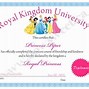 Image result for Princess Certificate Template