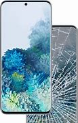 Image result for Cracked Galaxy S20 Screen