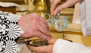 Image result for Bowl and Water to Wash Hands by Priest