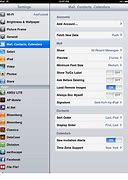 Image result for iPad Mail Settings