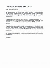 Image result for Examples of Contract Cancellation Letters
