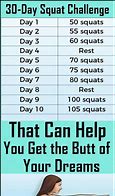 Image result for 30-Day Squat Push-Up Challenge