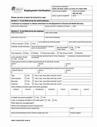 Image result for Printable Employment Verification Forms