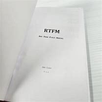 Image result for Rtfm Book