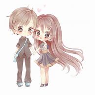 Image result for Anime Couple Chibi Stickers