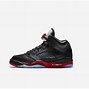 Image result for Jordan 5 Black Yellow and Red
