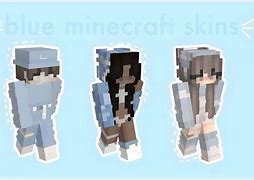 Image result for Front of Mcpe Skins That Are Blue