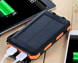 Image result for Solar Cell Phone Charger and Power Bank