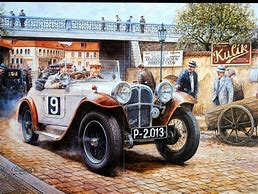 Image result for Vintage Race Car Art