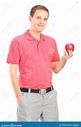 Image result for Man Holding Apple