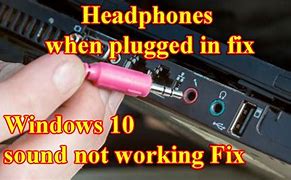Image result for Windows Headphone Jack Not Working