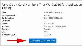 Image result for Free Valid Credit Card Numbers
