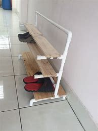 Image result for PVC Pipe Shoe Rack
