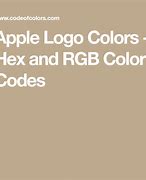 Image result for Apple Company Hex Color